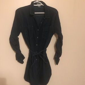 Long button down shirt